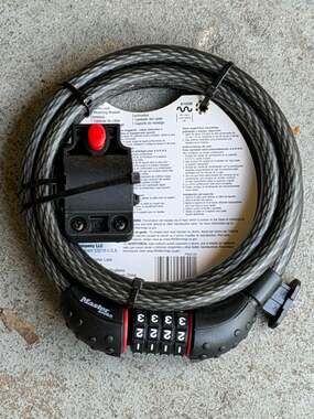 Master Lock 8122D 6ft Set Your Own Combination Cable Lock